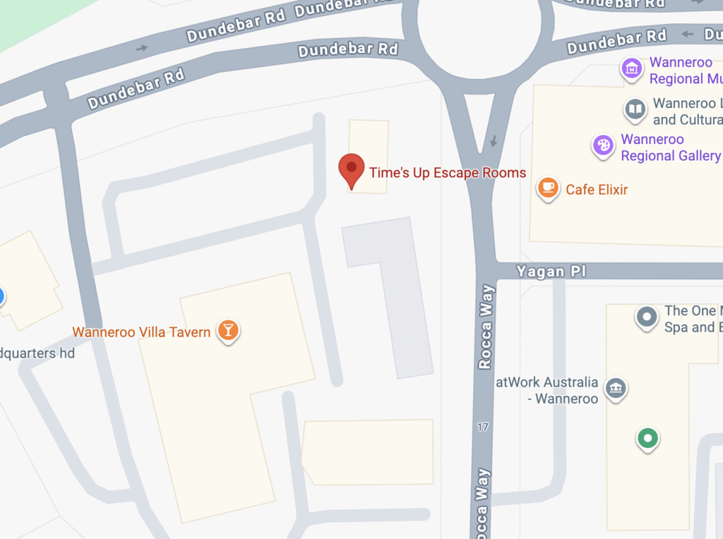 Map of Perth Escape Room
